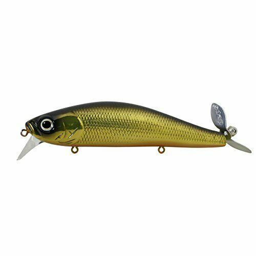 DEPS SPIRAL MINNOW #01 GM Black Gold NEW from Japan_1