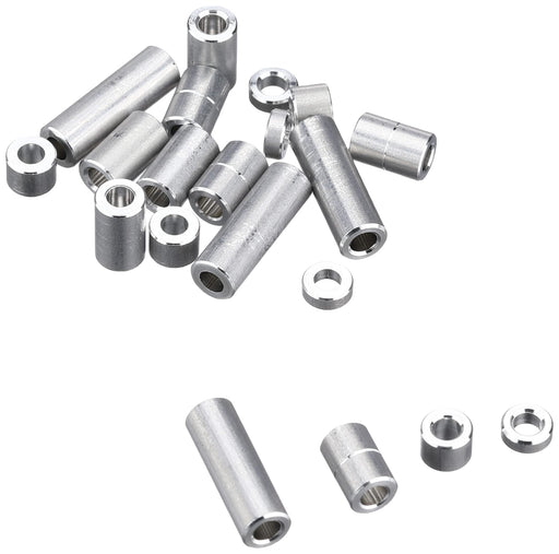 Tamiya 15473 aluminum spacer set 12/6.7/6/3/1.5mm Grade Up Parts Series NEW_1