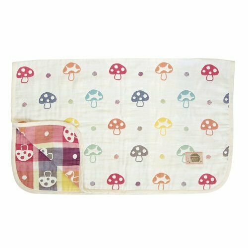 Hoppetta Baby basket 5235 Champignon Puff gauze M 100% Cotton Made In JAPAN NEW_1