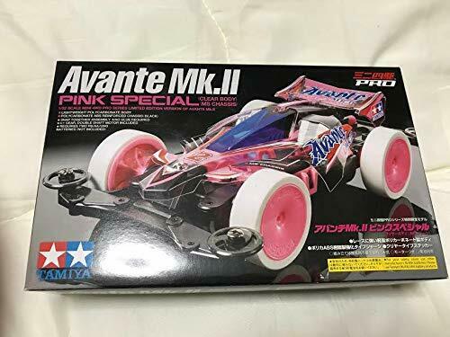TAMIYA Mini 4WD PRO Avante Mk.II Pink Special (Clear Body) (MS Chassis) NEW_1