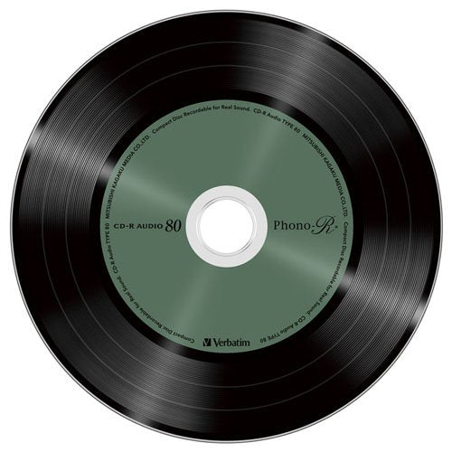 Verbatim Blank Music CD-R 10 Discs 80min. 1-24x MUR80PHS10V1 Record Color Mix_4