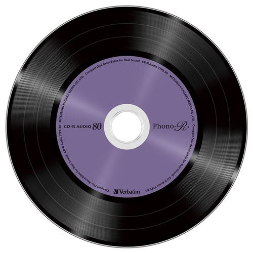 Verbatim Blank Music CD-R 10 Discs 80min. 1-24x MUR80PHS10V1 Record Color Mix_5