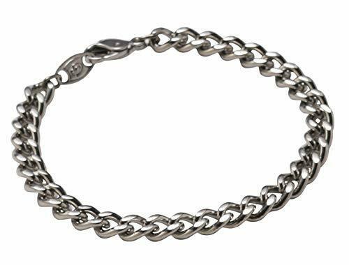 Phiten Bracelet Pure Titanium Chain L 19 cm NEW from Japan_1