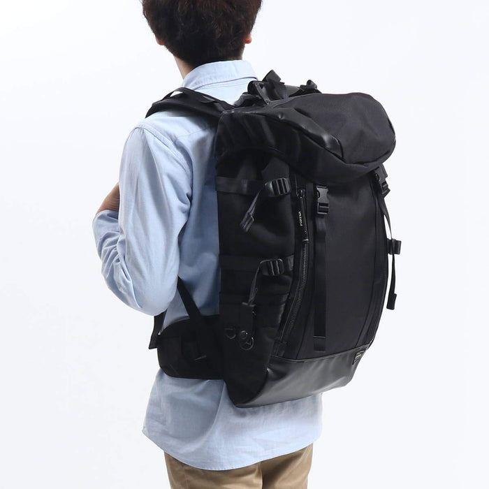 YOSHIDA BAG Porter Backpack HEAT 703-06301 Made in Japan Nylon Black 25L NEW_2