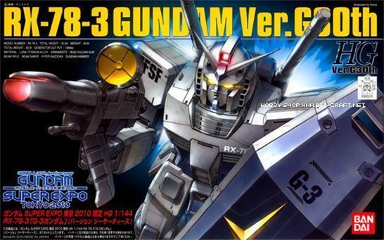 BANDAI HG 1/144 RX-78-3 G-3 GUNDAM Ver G30th Plastic Model Kit NEW from Japan_1