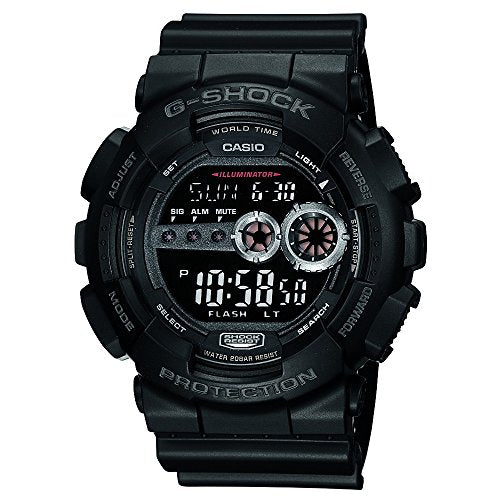 CASIO G-SHOCK watch high-brightness LED GD100-1B Black NEW from Japan_1