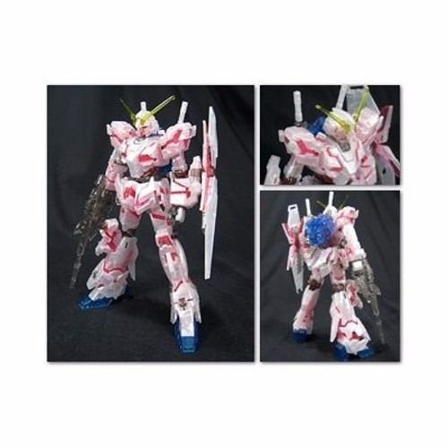 BANDAI HGUC 1/144 RX-0 UNICORN GUNDAM DESTROY MODE NT-D PEAL CLEAR Model Kit_2