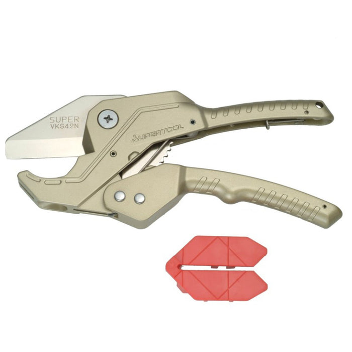 Supertool VK42N PVC Pipe Cutter W100xH235xD28mm One-action opening mechanism NEW_1