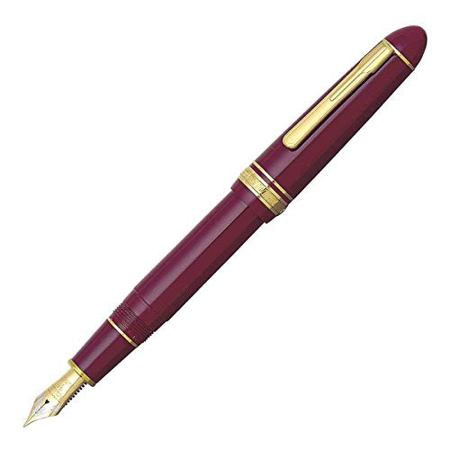 PLATINUM Fountain Pen PRESIDENT PTB-20000P#10 Wine red Fine from Japan NEW_1