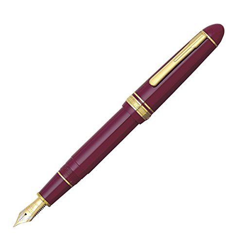 PLATINUM Fountain Pen PRESIDENT PTB-20000P#10 Wine red Broad from Japan NEW_1