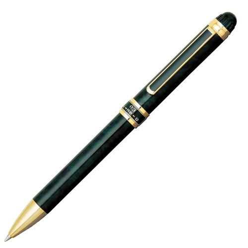 Platinum Multifunctional Pen Double 3 Action Green Marble MWB-3000RN#41 NEW_1