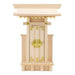 Japanese Kamidana Ofuda Paper wood stand H35xW26cm Wooden family shrine NEW_1