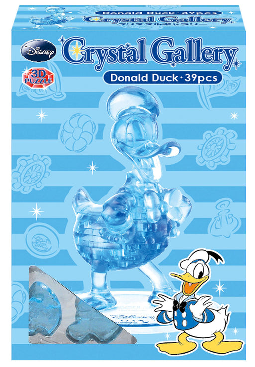 HANAYAMA crystal gallery donald duck 3D Puzzle ‎05644 Plastic Clear Blue NEW_2