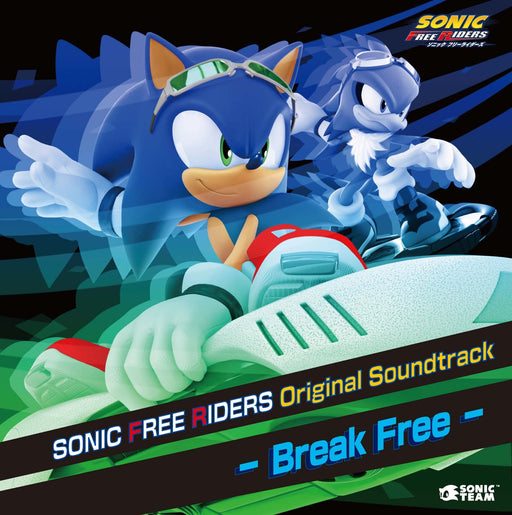 SONIC FREE RIDERS Original Game Soundtrack Break Free CD WM0639 Game Music NEW_1