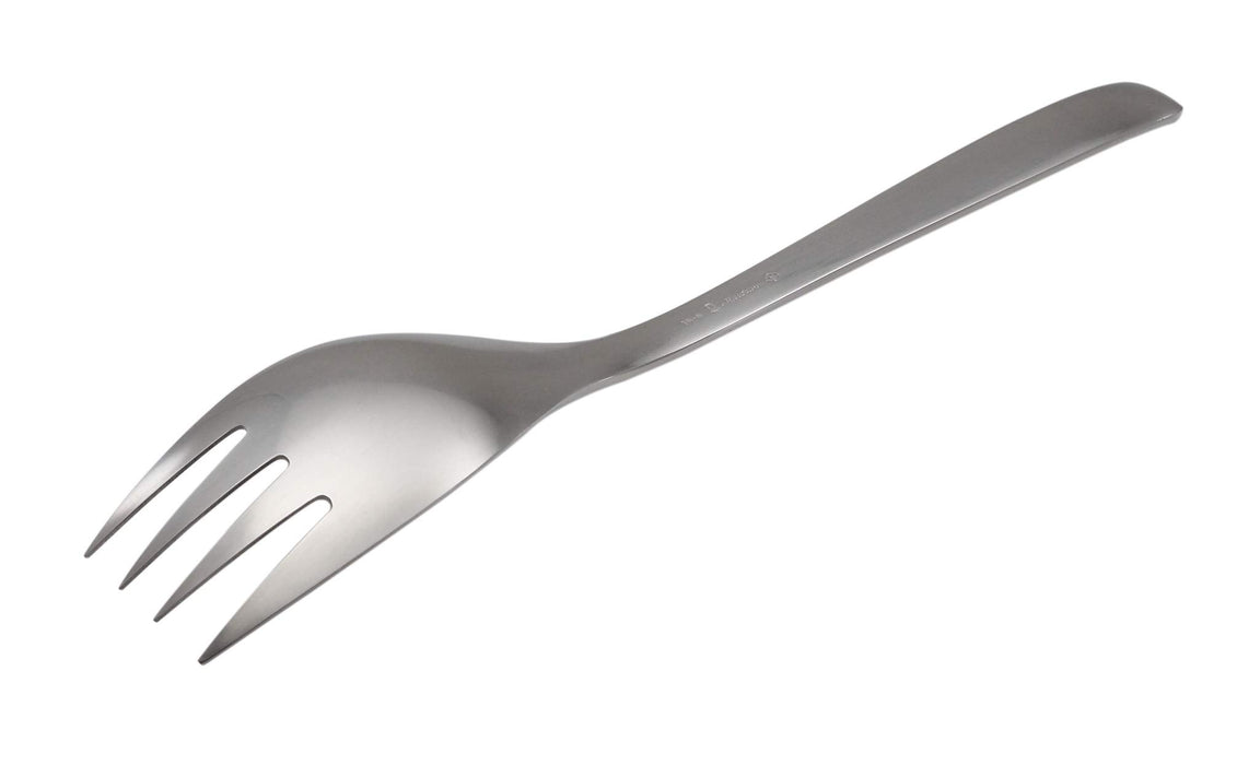 Yanagi Sori Server fork L248mm #1294 Stainless Steel Silver Matte Type Mingei_3