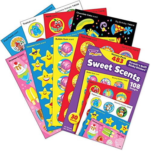 Trend Enterprises Reward Sticker Scented Sweet Variety Set 480 Pieces T-83901_4
