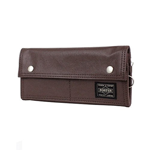 Yoshida Bag PORTER FREE STYLE WALLET 707-08226 Brown Made in Japan Canvas NEW_1