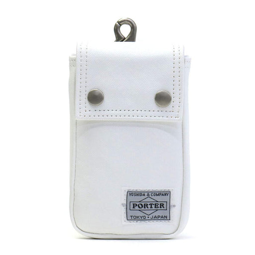 Yoshida Bag PORTER FREE STYLE POUCH 707-08225 White Made in Japan PU Leather NEW_1
