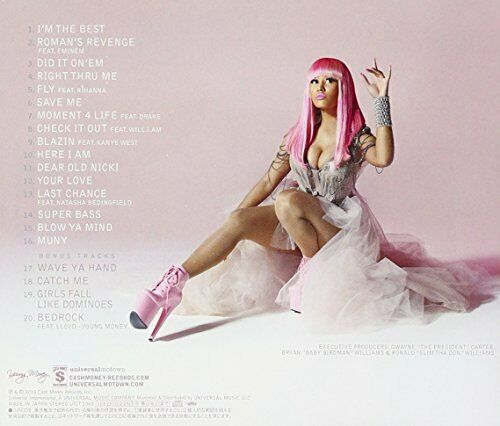 Nicki Minaj Pink Friday Japan CD UICT-1060 2011 Standard Edition NEW_2