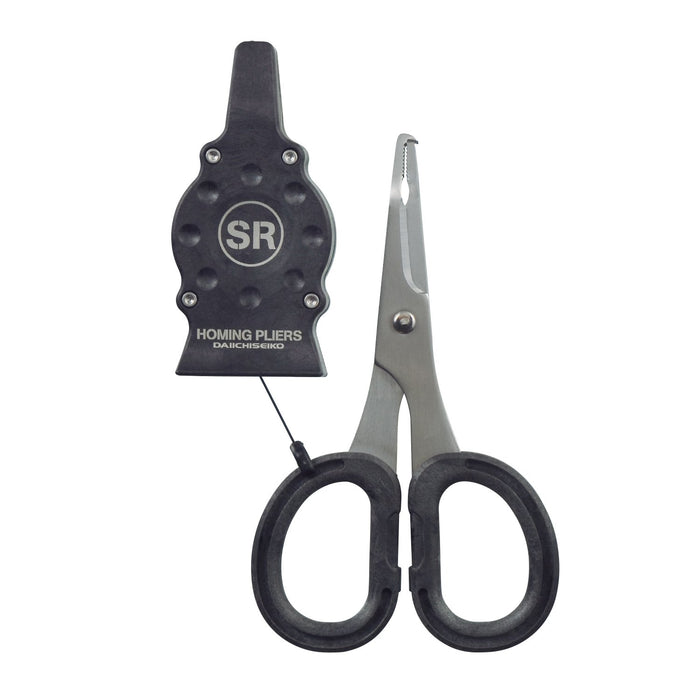 Daiichi Seiko Homing Pliers Scissors Type-SR w/ carabiner Stainless Steel ‎32123_1