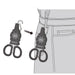 Daiichi Seiko Homing Pliers Scissors Type-SR w/ carabiner Stainless Steel ‎32123_5
