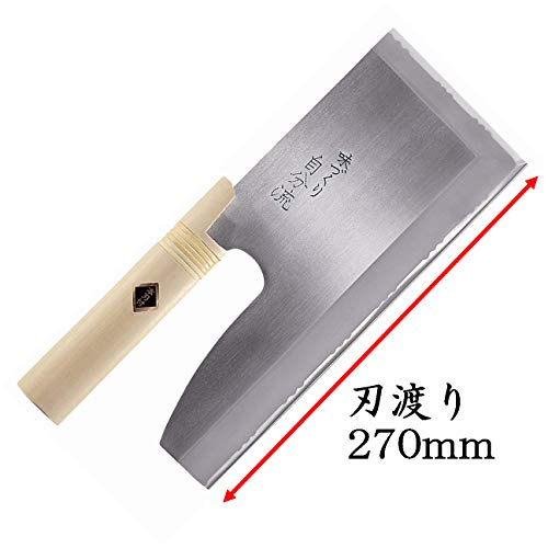 AJIZUKURI Noodle Cutter 10.5in (27cm) Soba Udon Menkiri Knife A-1056 NEW_2