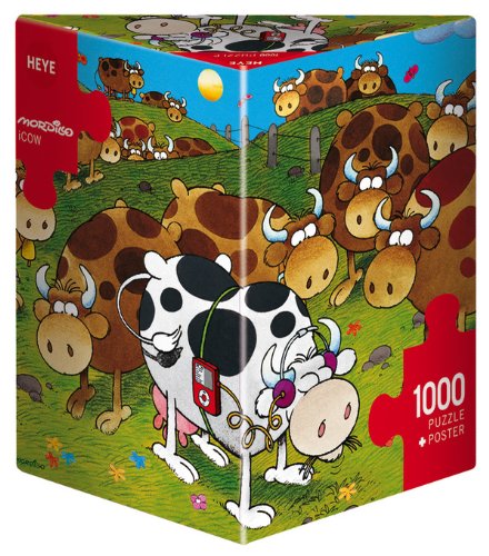 HEYE Puzzle 29410 Mordillo iCow 1000 pieces (50x70cm) Made in Germany 29410 NEW_2