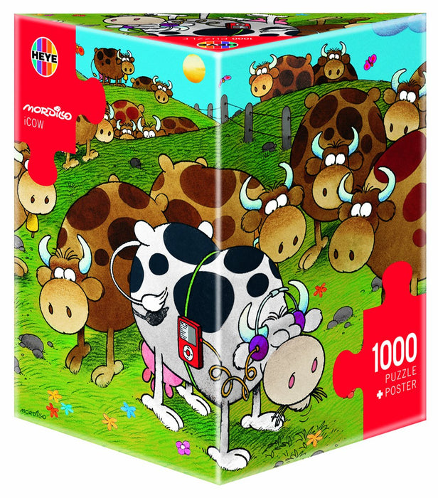 HEYE Puzzle 29410 Mordillo iCow 1000 pieces (50x70cm) Made in Germany 29410 NEW_3