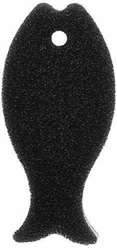 Myrna fish kitchen sponge hard black K180 NEW from Japan_2