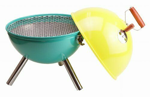 Captain Stag M-6373 Multi BBQ Stove Yellow x Green Camping Outdoor Gear Japan_1