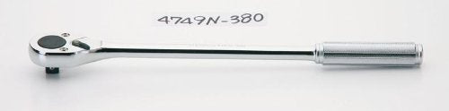 Koken 4749N-380 1/2 Inch 12.7mm Long Ratchet Handle (Knurled grip) 380mm NEW_1