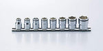 Ko-Ken 3/8 9.5mm SQ Nut Grip Socket Rail Set 8pcs RS3450M/8 NEW from Japan_1