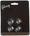 GIBSON Guitar Knobs Top Hat Style Black/Silver Genuine 2V/2T 4 Piece PRMK-010_2