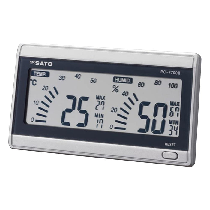 SATO digital thermo-hygrometer Room Navi PC-7700II Table & Wall Bar indicator_1