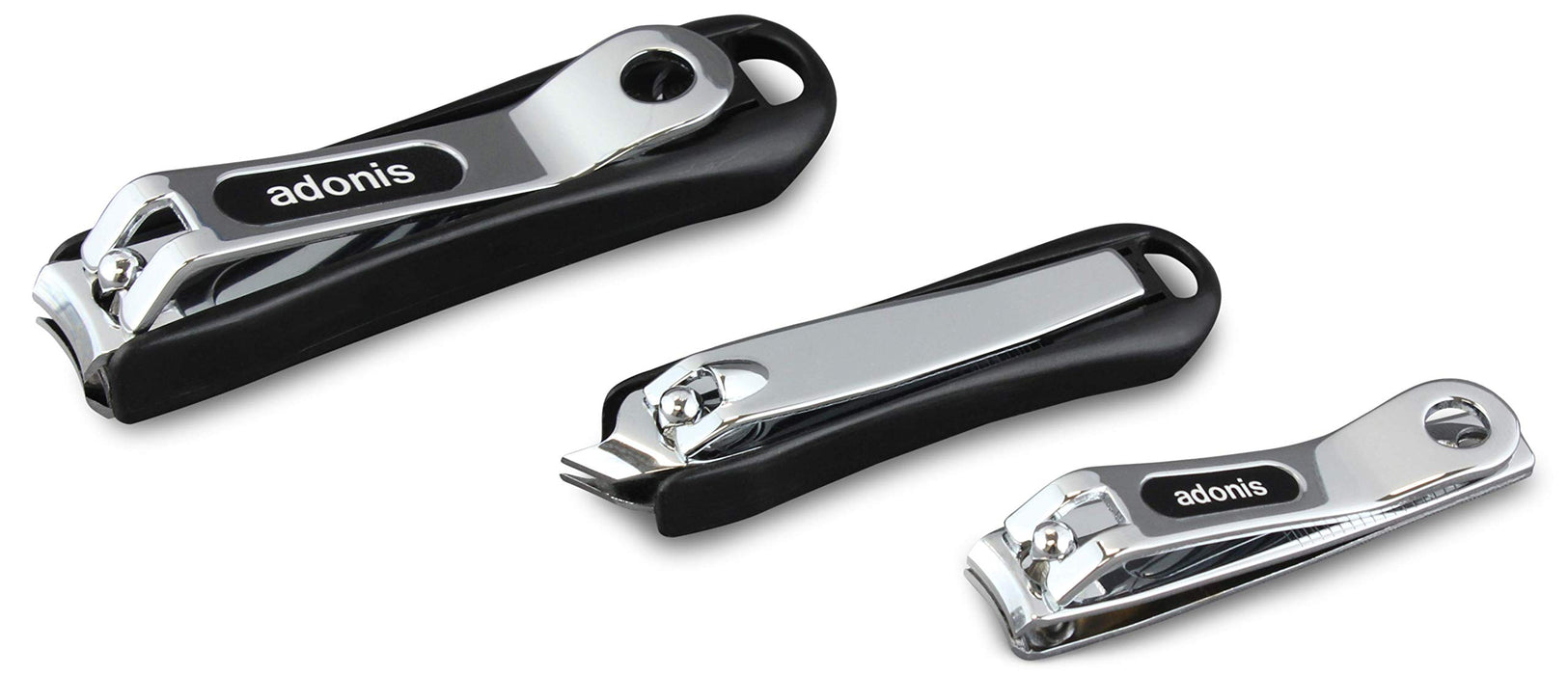 Adonis grooming Kit 7-piece set G-3022 Made in Japan w/Case Black W125xH30xD81mm_3