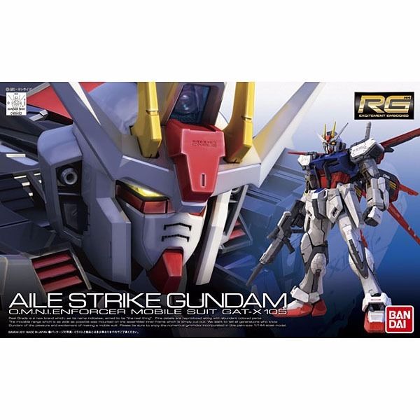 BANDAI RG 1/144 GAT-X105 AILE STRIKE GUNDAM Model Kit Gundam SEED NEW from Japan_1