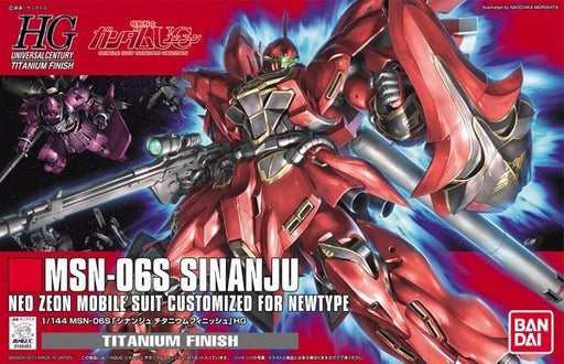 BANDAI HGUC 1/144 MSN-06S SINANJU TITANIUM FINISH Plastic Model Kit NEW Japan_1