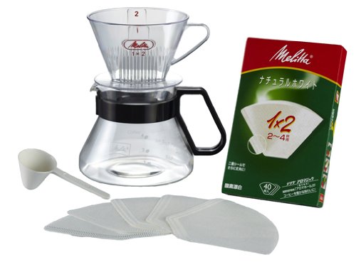 Melitta Coffee Drip Set Relaxin' 5 Cups Pot Dripper Paper Filter from Japan_1