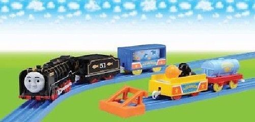 TAKARA TOMY PLARAIL THOMAS & FRIENDS HIRO & AQUARIUM CAR SET NEW from Japan F/S_3