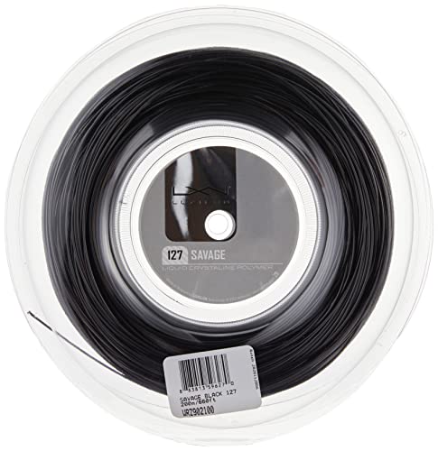 Luxilon Tennis string Gut Savage 127 Tennis Reel (Black) NEW from Japan_2