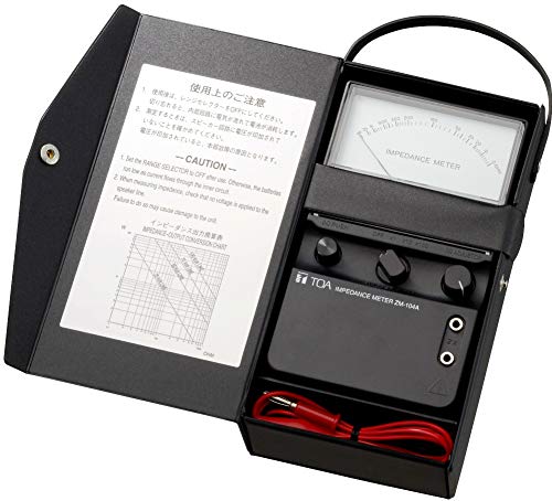 TOA ZM-104A Impedance Meter Measures Impedance of Speaker Lines Up to 100k Ohms_1