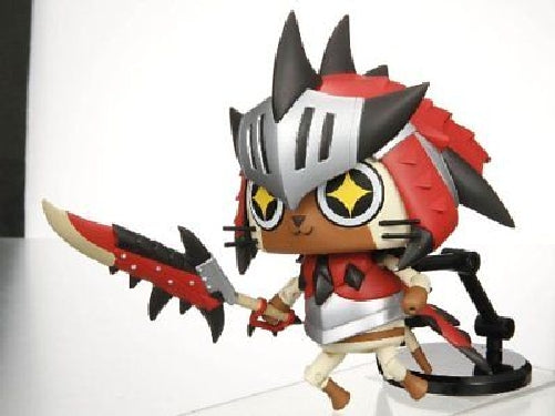 Game Characters Collection Monster Hunter Moving! Airou Reus Neko Series Figure_3