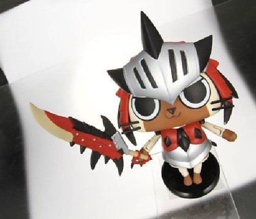 Game Characters Collection Monster Hunter Moving! Airou Reus Neko Series Figure_5