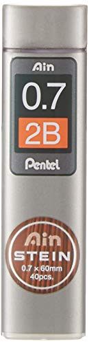 Pentel Einstein Lead Refill 2B 0.7mm C277-2B NEW from Japan_1