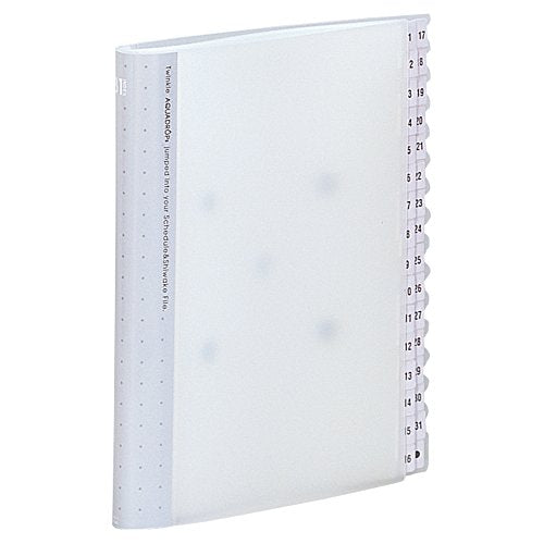 Lihit lab file 31 dividers for schedule & sorting A4S milk White A4402-1 NEW_1