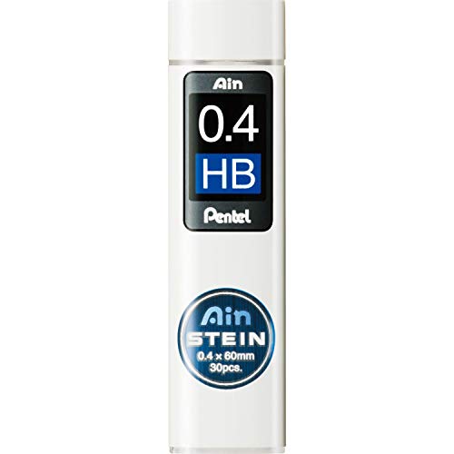 Pentel Ain Stein Mechanical Pencil Lead 0.4mm HB 30 Leads (C274-HB) NEW_1