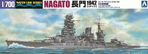 IJN Battleship Nagato 1942 Retake 1/700 Scale Plastic Model Kit NEW from Japan_1