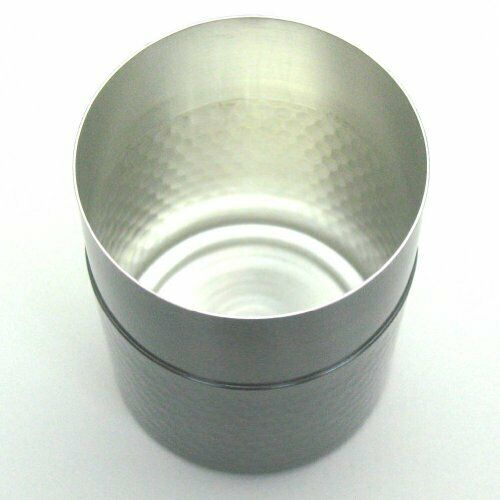 Nagao Gyokkodo Pure Copper Tea Cylinder Large 76 x H115mm NEW from Japan_3