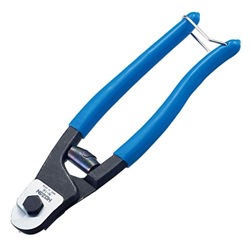 Hozan N-16 Wire Cutting Pliers L200mm Blue For cutting braided wires 335g NEW_1