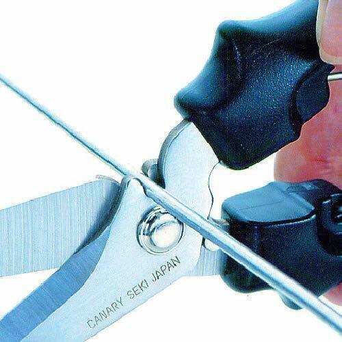 Hasegawa cutlery arm wrestler hard snip long scissors NAW-215 black NEW_5